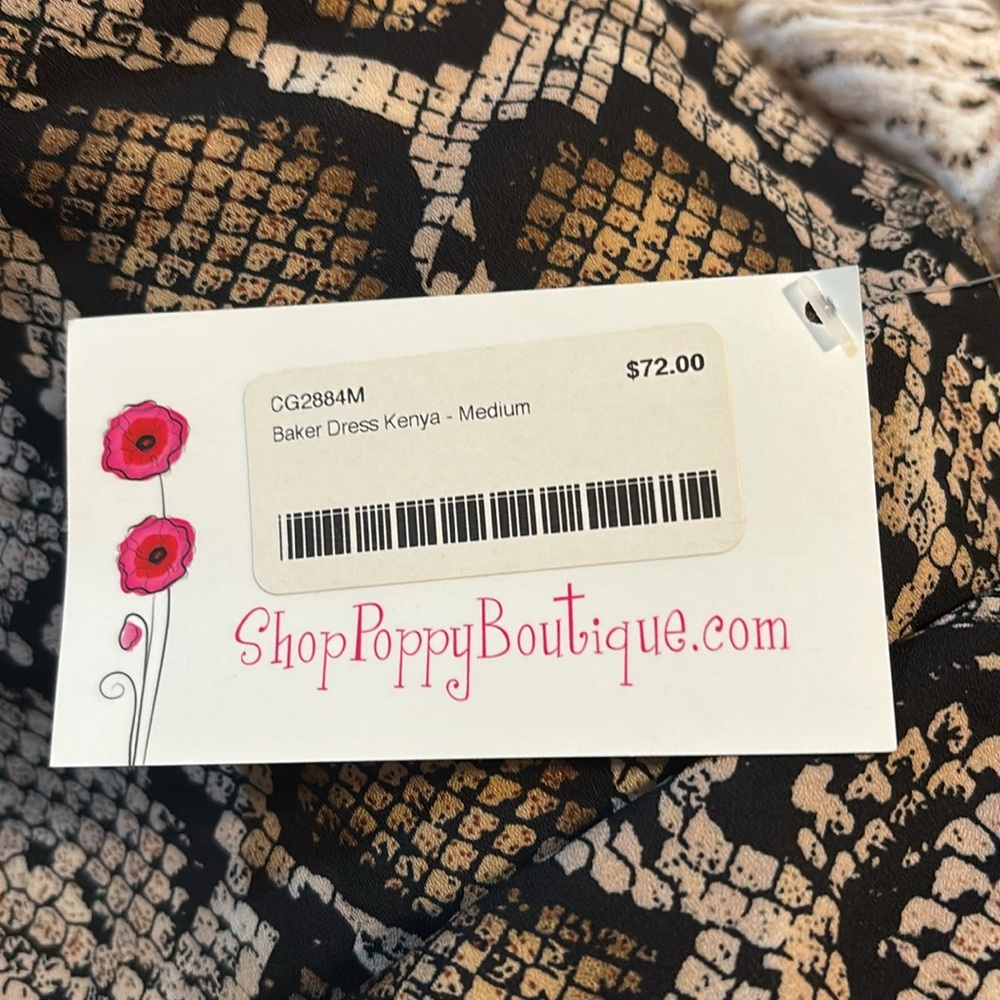 NWT Buddy Love v-neck Swing Dress - Picture 4 of 6